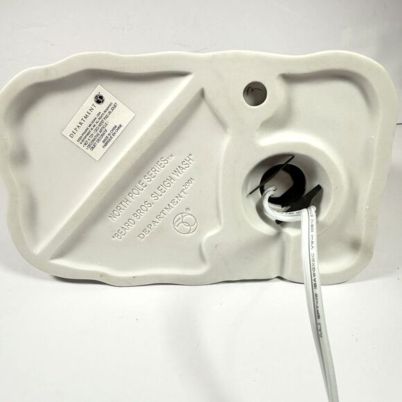 Department 56 Beard Bros Sleigh Wash North Pole Series 56740 VTG Rare Box - Picture 11 of 11